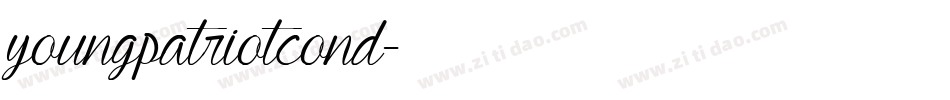 youngpatriotcond字体转换