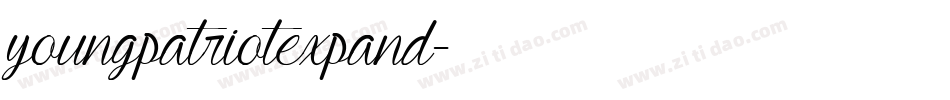 youngpatriotexpand字体转换