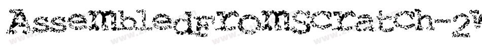 AssembledFromScratch-2wW3字体转换