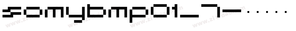 somybmp01_7字体转换