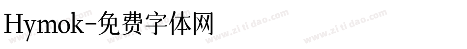 Hymok字体转换