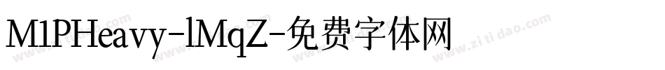 M1PHeavy-lMqZ字体转换