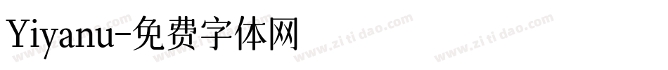 Yiyanu字体转换