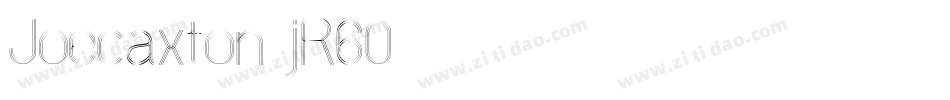 Joecaxton-jR60字体转换