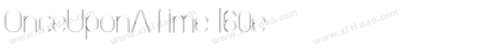 OnceUponATime-l60e字体转换
