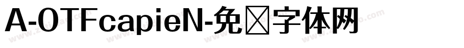 A-OTFcapieN字体转换