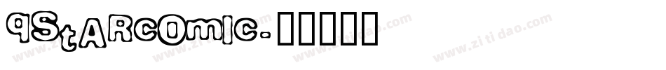 qstarcomic字体转换