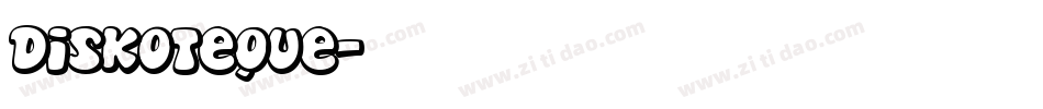 Diskoteque字体转换