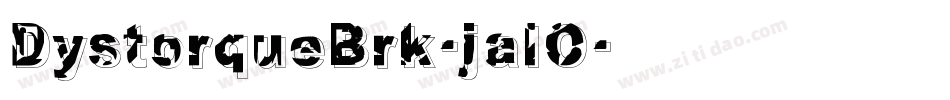 DystorqueBrk-jalO字体转换
