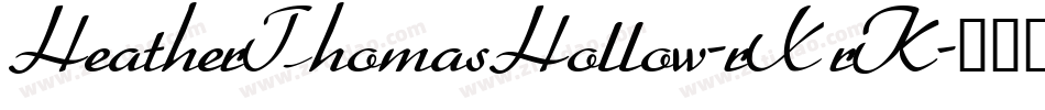 HeatherThomasHollow-rXrK字体转换