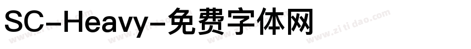 SC-Heavy字体转换