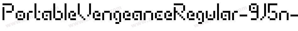 PortableVengeanceRegular-9J5n字体转换