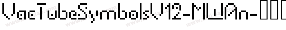 VacTubeSymbolsV12-MWAn字体转换