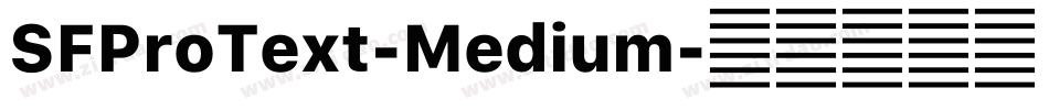 SFProText-Medium字体转换