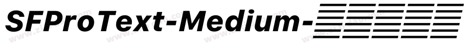 SFProText-Medium字体转换