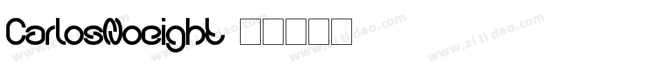 CarlosNoeight字体转换