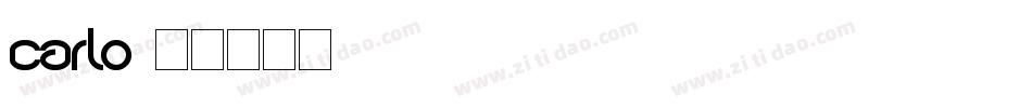 carlo字体转换