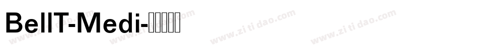 BellT-Medi字体转换