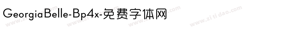GeorgiaBelle-Bp4x字体转换