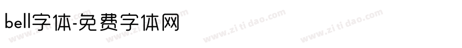 bell字体字体转换