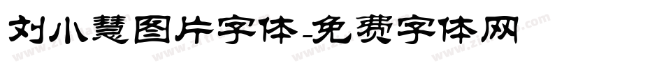 刘小慧图片字体字体转换