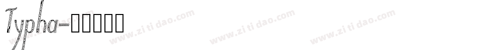Typha字体转换