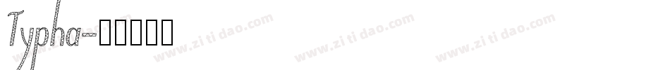 Typha字体转换