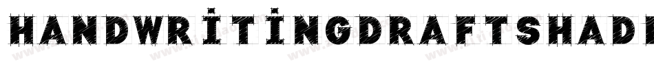 HandwritingDraftShadedDemo-DXmm字体转换