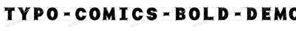 TYPO-COMICS-Bold-DEMO字体转换