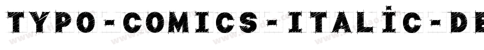 TYPO-COMICS-Italic-DEMO字体转换