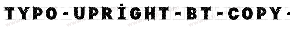 Typo-Upright-BT-copy-2字体转换