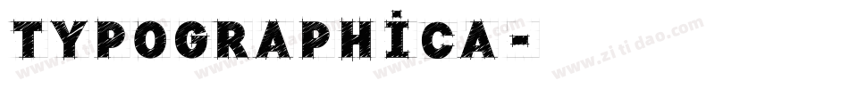 TypoGraphica字体转换