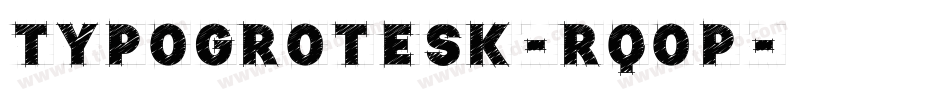 TypoGrotesk-rqop字体转换