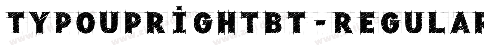 TypoUprightBT-Regular字体转换