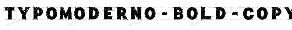 Typomoderno-bold-copy-1字体转换