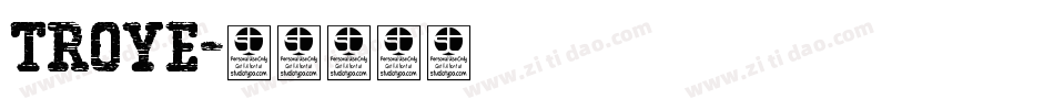 Troye字体转换