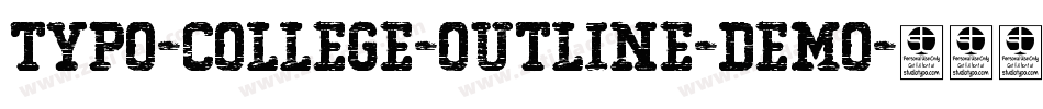 Typo-College-Outline-Demo字体转换