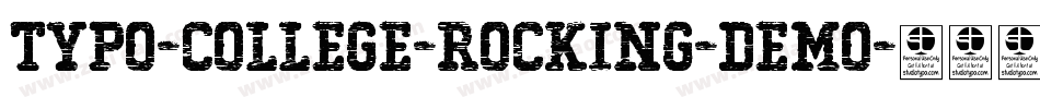 Typo-College-Rocking-Demo字体转换