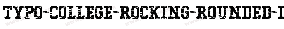 Typo-College-Rocking-Rounded-Demo字体转换