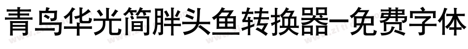 青鸟华光简胖头鱼转换器字体转换