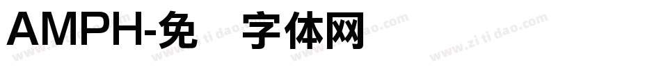 AMPH字体转换
