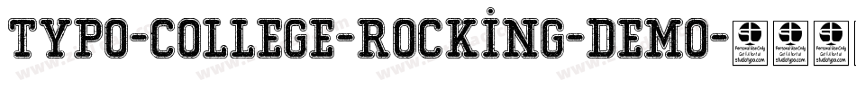 Typo-College-Rocking-Demo字体转换