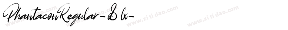 PhantaconRegular-o8lx字体转换