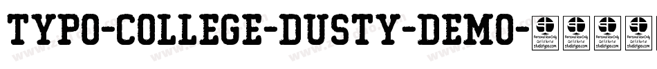 Typo-College-Dusty-Demo字体转换