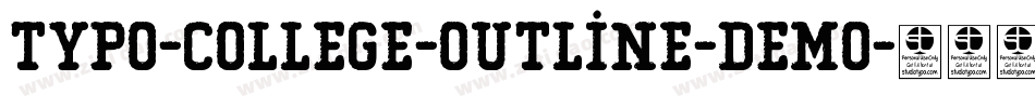 Typo-College-Outline-Demo字体转换