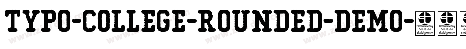 Typo-College-Rounded-Demo字体转换