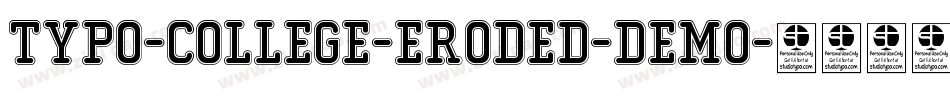 Typo-College-Eroded-Demo字体转换