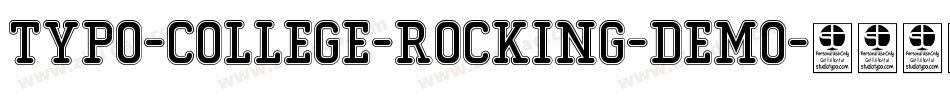 Typo-College-Rocking-Demo字体转换