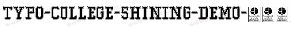 Typo-College-Shining-Demo字体转换