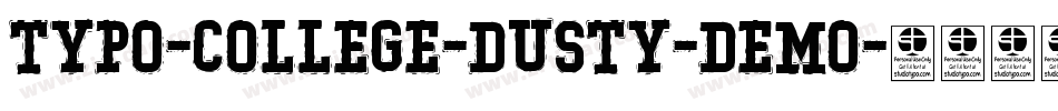 Typo-College-Dusty-Demo字体转换
